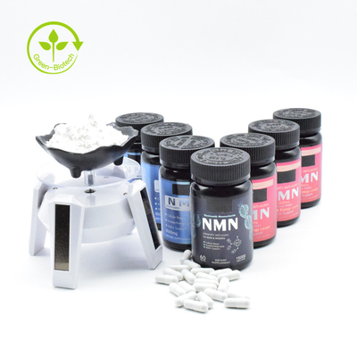Güzellik Ürünü Saf NMN Nikotinamid Mononükleotit Kapsüller 500 Mg Yaşlanma Karşıtı İçin