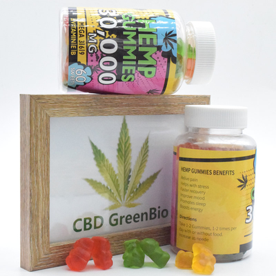 Organik Premium Serbest Bırakan 25mg Geniş Spektrumlu CBD Gummies Anksiyete