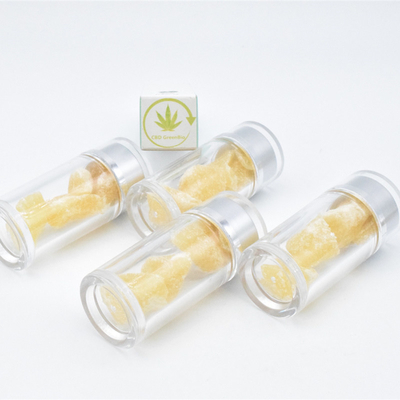 Kenevir Bitkileri Çıkarılan CBD İzole Balmumu %80 %95 Sigara İçmek İçin