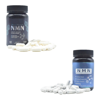 Doğal Bileşik NMN 500mg Kapsül Takviyesi OEM ODM Özel Etiketi