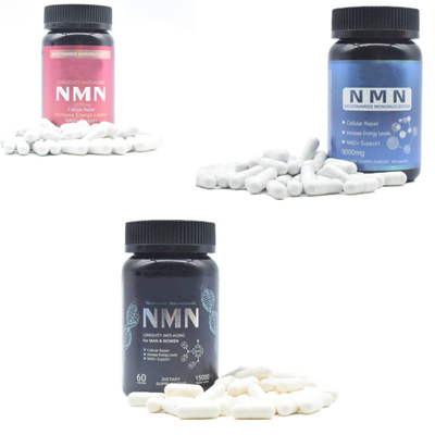 Doğal Bileşik NMN 500mg Kapsül Takviyesi OEM ODM Özel Etiketi