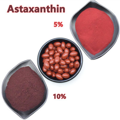 Saf Doğal Haematococcus Pluvialis Özü Astaksantin Tozu% 1 -% 10