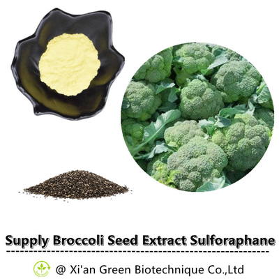 Brokoli Tohumu Ekstresi Sulforaphane Glucosinolat CAS 21414-41-5% 13 Glucoraphanin Tozu