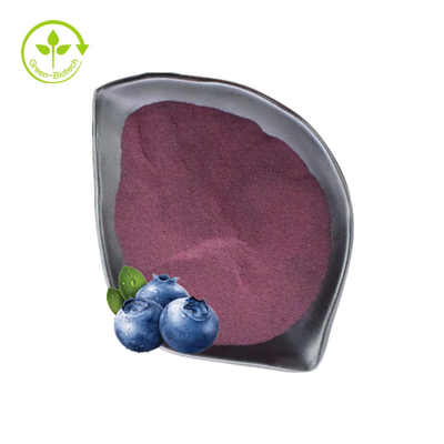 Blueberry Extract Powder 25% Antosiyanidinler Saf Organik Gıda Takviyesi