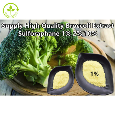 Doğal% 1% 10 Glucoraphanin Tozu Brokoli Tohumu Ekstresi Sulforaphane Tozu
