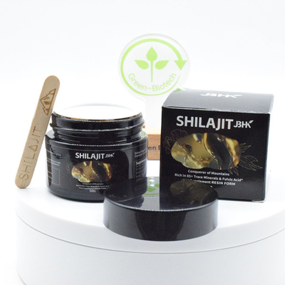 Doğal Shilajit reçine 30g 50g OEM Özel Etiket Shilajit takviyesi Fermente bitki özeti