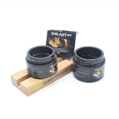 Saf Doğal Bitki Ekstraktları Shilajit reçine Saf Himalaya Özel Etiket Toplu Fulvik Asit 30% 50%