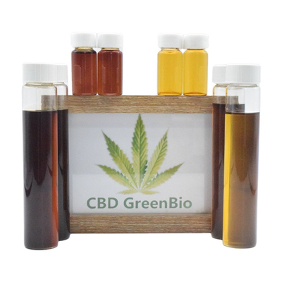 Gıda Sınıfı Tam Spektrumlu CBD Damıtılmış Yağ CBD Hammadde Serbest Bırakma Ağrısı