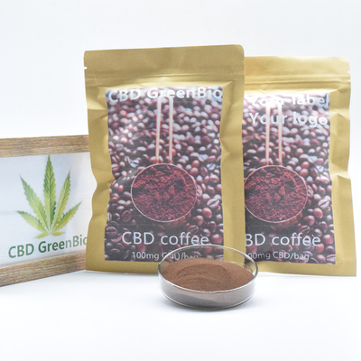 Kenevir Özü CBD Hazır Kahve Tozu Glutensiz GDO'suz THC Ücretsiz