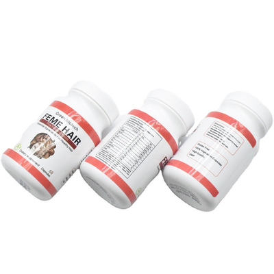 Feme Saç Biotin Vitamin Takviyeleri BRC ISO Hızlı Saç Uzatma D Biotin