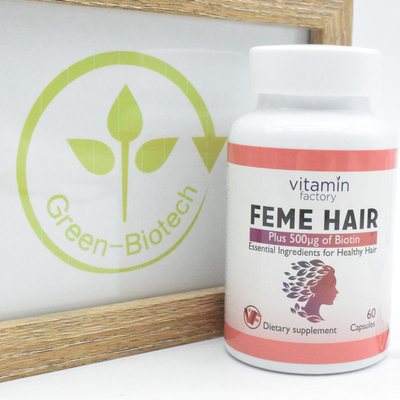 Feme Kapsül Biotin Vitamin Takviyeleri ODM 60 Kapsül