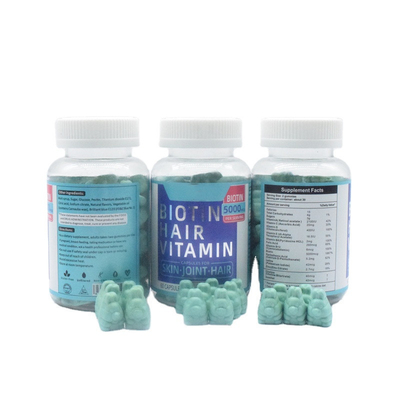 Green Biotech E133 Mavi Biotin Vitamin Takviyeleri Vitamin H 60 Şişe Başına Sakızlar