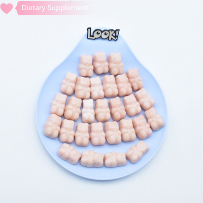 Saç Derisi Tırnak Büyümesi İçin Vegan Biotin Kollajen Gummies GMP Biotin Vitamin Takviyeleri