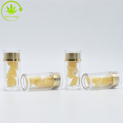 Cam Şişe CBD Wax Crumble Dabbing Saf CBD Crumble Organik