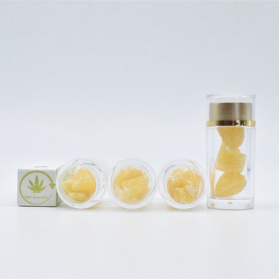 Cam Şişe CBD Wax Crumble Dabbing Saf CBD Crumble Organik