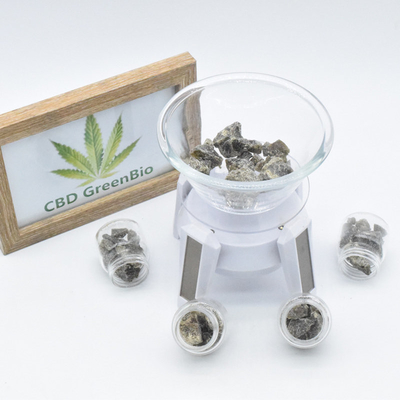 Smoke Dab CBD Wax Crumble Şişe Başına 10 Gram THC Ücretsiz Yüksek Biyo Kullanılabilirlik