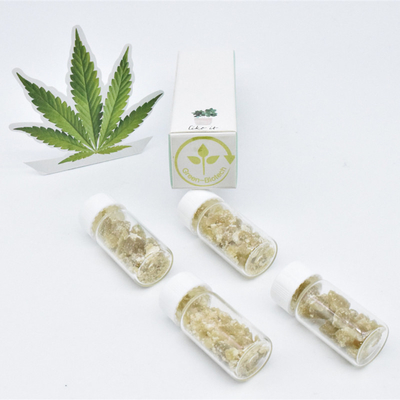 Cam Şişe Saf Cbd Crumble Organik Kenevir Balmumu Stres Azaltma