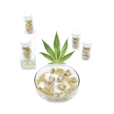 Cam Şişe Saf Cbd Crumble Organik Kenevir Balmumu Stres Azaltma