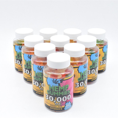 GMP Kenevir CBD Sakızlı 25mg Serbest Bırakma Ağrısı Gıda Sınıfı Şişe Başına 60 Sakız